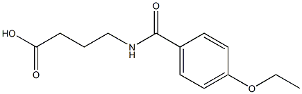 4-[(4-ethoxyphenyl)formamido]butanoic acid Structure