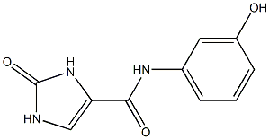 N-(3-hydroxyphenyl)-2-oxo-2,3-dihydro-1H-imidazole-4-carboxamide Structure