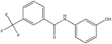 N-(3-hydroxyphenyl)-3-(trifluoromethyl)benzamide Structure