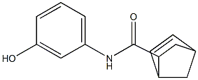 N-(3-hydroxyphenyl)bicyclo[2.2.1]hept-5-ene-2-carboxamide Structure