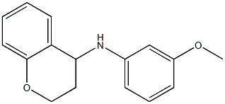 N-(3-methoxyphenyl)-3,4-dihydro-2H-1-benzopyran-4-amine Structure