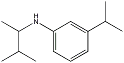 N-(3-methylbutan-2-yl)-3-(propan-2-yl)aniline Structure