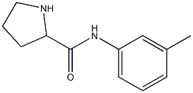 N-(3-methylphenyl)pyrrolidine-2-carboxamide 구조식 이미지