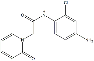 N-(4-amino-2-chlorophenyl)-2-(2-oxopyridin-1(2H)-yl)acetamide 구조식 이미지