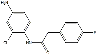 N-(4-amino-2-chlorophenyl)-2-(4-fluorophenyl)acetamide Structure