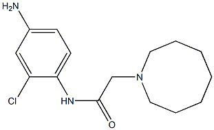 N-(4-amino-2-chlorophenyl)-2-(azocan-1-yl)acetamide 구조식 이미지