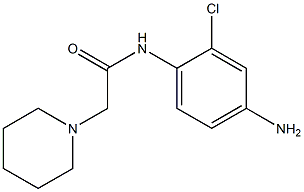 N-(4-amino-2-chlorophenyl)-2-piperidin-1-ylacetamide 구조식 이미지