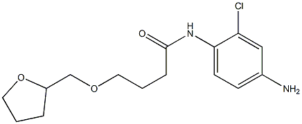 N-(4-amino-2-chlorophenyl)-4-(oxolan-2-ylmethoxy)butanamide 구조식 이미지