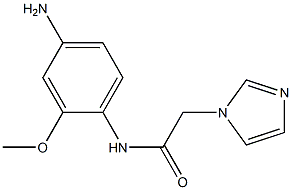 N-(4-amino-2-methoxyphenyl)-2-(1H-imidazol-1-yl)acetamide Structure