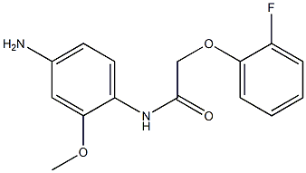 N-(4-amino-2-methoxyphenyl)-2-(2-fluorophenoxy)acetamide 구조식 이미지