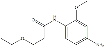 N-(4-amino-2-methoxyphenyl)-3-ethoxypropanamide 구조식 이미지