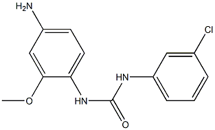 N-(4-amino-2-methoxyphenyl)-N'-(3-chlorophenyl)urea Structure