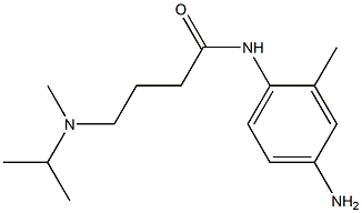 N-(4-amino-2-methylphenyl)-4-[isopropyl(methyl)amino]butanamide Structure