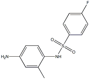 N-(4-amino-2-methylphenyl)-4-fluorobenzenesulfonamide Structure