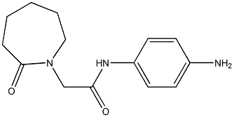 N-(4-aminophenyl)-2-(2-oxoazepan-1-yl)acetamide Structure