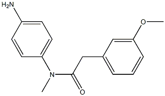 N-(4-aminophenyl)-2-(3-methoxyphenyl)-N-methylacetamide Structure