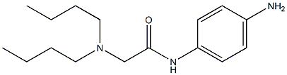 N-(4-aminophenyl)-2-(dibutylamino)acetamide 구조식 이미지