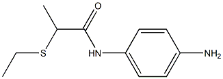 N-(4-aminophenyl)-2-(ethylsulfanyl)propanamide 구조식 이미지