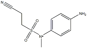 N-(4-aminophenyl)-2-cyano-N-methylethane-1-sulfonamido Structure