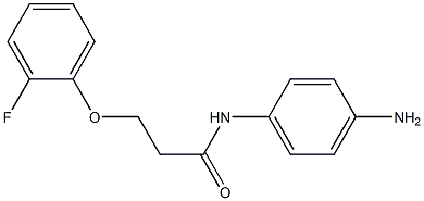 N-(4-aminophenyl)-3-(2-fluorophenoxy)propanamide 구조식 이미지