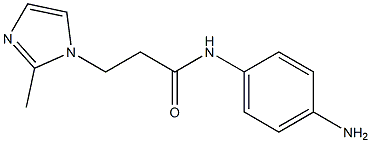 N-(4-aminophenyl)-3-(2-methyl-1H-imidazol-1-yl)propanamide Structure