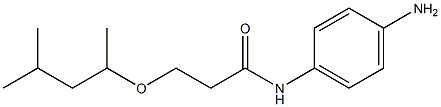 N-(4-aminophenyl)-3-[(4-methylpentan-2-yl)oxy]propanamide 구조식 이미지