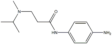 N-(4-aminophenyl)-3-[isopropyl(methyl)amino]propanamide Structure