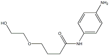 N-(4-aminophenyl)-4-(2-hydroxyethoxy)butanamide Structure