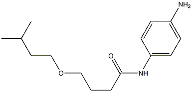 N-(4-aminophenyl)-4-(3-methylbutoxy)butanamide 구조식 이미지