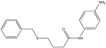 N-(4-aminophenyl)-4-(benzylsulfanyl)butanamide 구조식 이미지