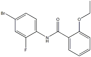 N-(4-bromo-2-fluorophenyl)-2-ethoxybenzamide Structure