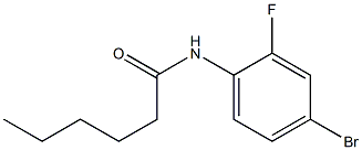N-(4-bromo-2-fluorophenyl)hexanamide Structure