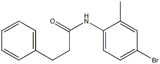 N-(4-bromo-2-methylphenyl)-3-phenylpropanamide 구조식 이미지