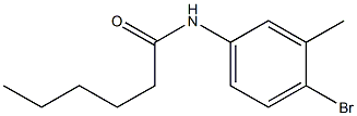 N-(4-bromo-3-methylphenyl)hexanamide Structure