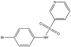 N-(4-bromophenyl)pyridine-3-sulfonamide 구조식 이미지