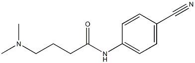 N-(4-cyanophenyl)-4-(dimethylamino)butanamide Structure