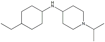 N-(4-ethylcyclohexyl)-1-(propan-2-yl)piperidin-4-amine 구조식 이미지