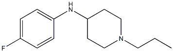 N-(4-fluorophenyl)-1-propylpiperidin-4-amine Structure