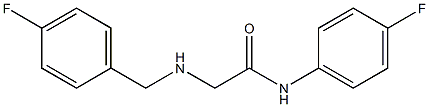 N-(4-fluorophenyl)-2-{[(4-fluorophenyl)methyl]amino}acetamide Structure
