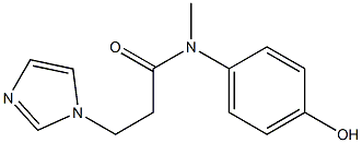 N-(4-hydroxyphenyl)-3-(1H-imidazol-1-yl)-N-methylpropanamide Structure