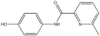 N-(4-hydroxyphenyl)-6-methylpyridine-2-carboxamide Structure
