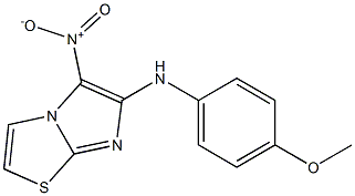 N-(4-methoxyphenyl)-5-nitroimidazo[2,1-b][1,3]thiazol-6-amine Structure