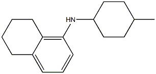 N-(4-methylcyclohexyl)-5,6,7,8-tetrahydronaphthalen-1-amine Structure