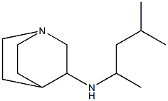 N-(4-methylpentan-2-yl)-1-azabicyclo[2.2.2]octan-3-amine 구조식 이미지