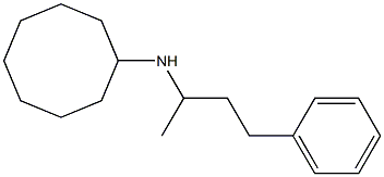 N-(4-phenylbutan-2-yl)cyclooctanamine Structure