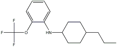 N-(4-propylcyclohexyl)-2-(trifluoromethoxy)aniline 구조식 이미지