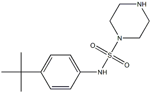 N-(4-tert-butylphenyl)piperazine-1-sulfonamide Structure