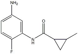 N-(5-amino-2-fluorophenyl)-2-methylcyclopropanecarboxamide Structure