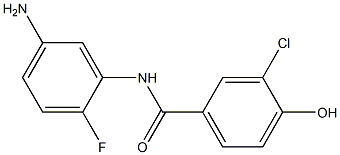 N-(5-amino-2-fluorophenyl)-3-chloro-4-hydroxybenzamide Structure