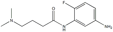 N-(5-amino-2-fluorophenyl)-4-(dimethylamino)butanamide Structure